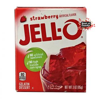 Jell-O - Strawberry - Gelatin Dessert 85g - SALE