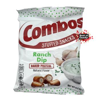 Combos stuffed Snacks Ranch Dip Baked Pretzels 178g