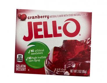 Jell-O Cranberry Gelatin Dessert 85g - SALE
