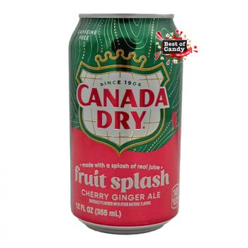 Canada Dry Fruit Splash Cherry Ginger Ale 355ml