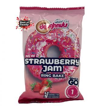 Simply doughnuts Strawberry Jam Ring Bake 60g