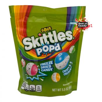 Skittles Popd Sours Freeze Dried Candy 155g