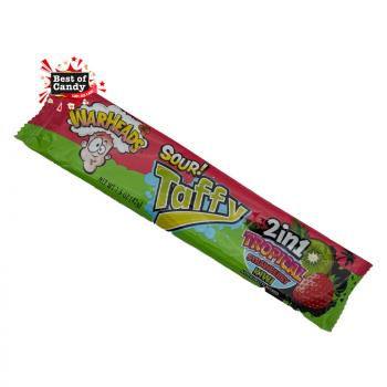 Warheads Sour Taffy Bar Tropical Strawberry Kiwi 42g