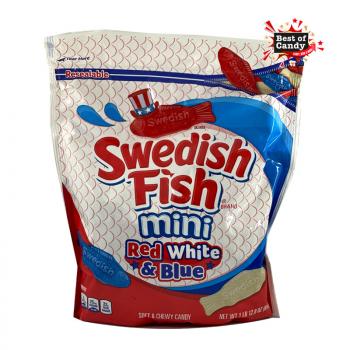 Swedish Fish Red White & Blue 820g