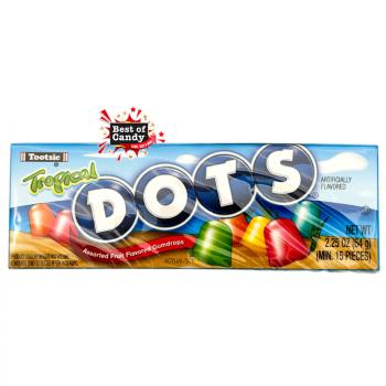 Tootsie Tropical Dots Fruchtbonbons 64g