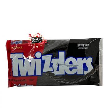 Twizzlers | Black Licorice Twists | 454g