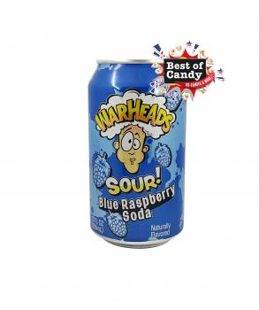 Warheads Sour Blue Raspberry Soda 355ml