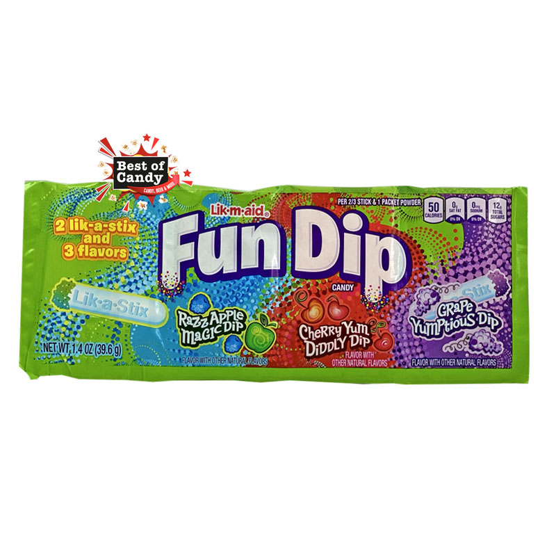 Bestofcandy - Fun Dip I 3 flavors I 39,6g