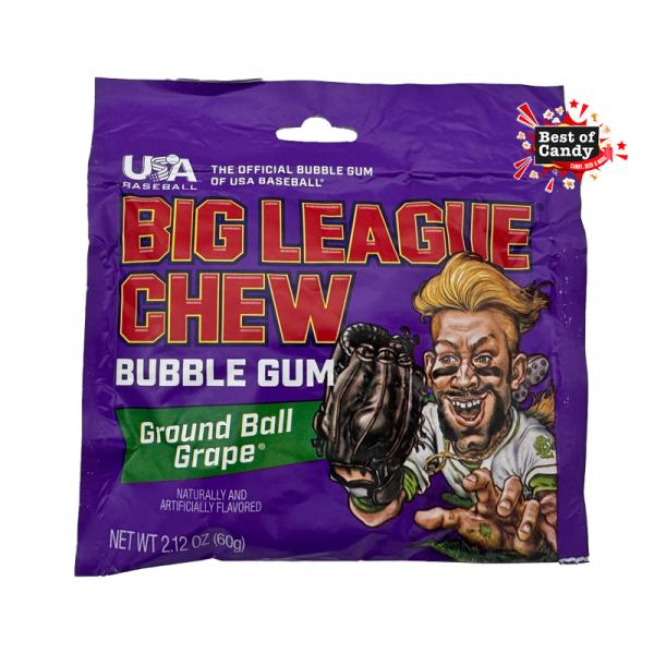 Big League Chew Bubble Gum Ground Ball Grape 60g