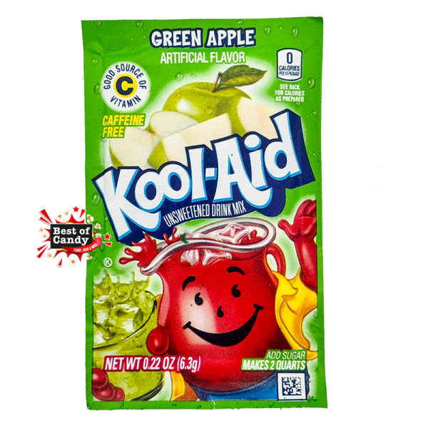 Kool Aid Getränkepulver Green Apple 6,3g
