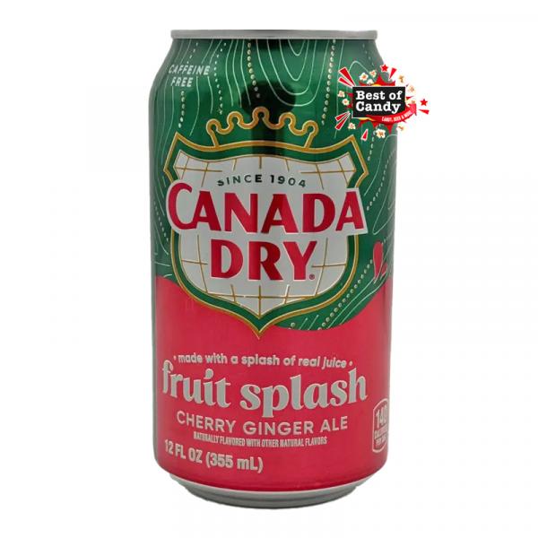 Canada Dry Fruit Splash Cherry Ginger Ale 355ml