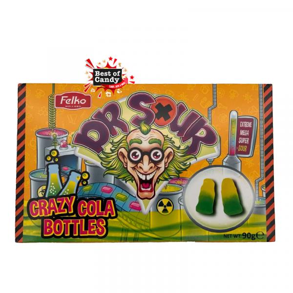 Dr. Sour Crazy Cola Bottles 90g