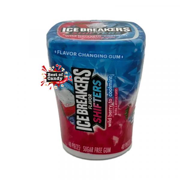 Ice Breakers Flavor Shifters Gum Wild Berry Coolmint 40 Stück 92g