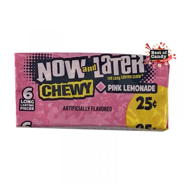 Now & Later Chewy Pink Lemonade 26g