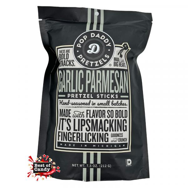 Pop Daddy Pretzels Garlic Parmesan Pretzel Sticks 212 g