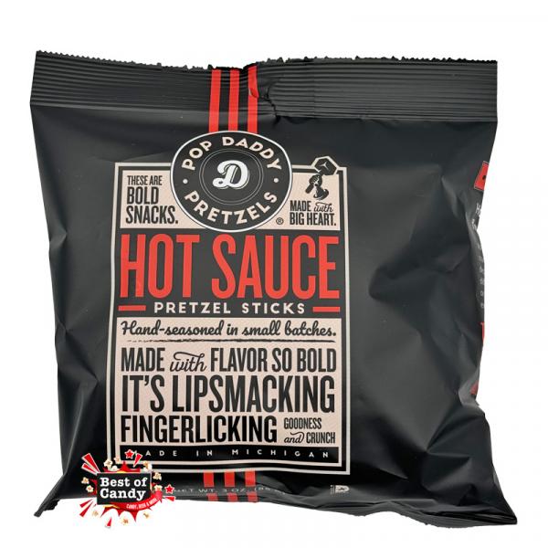 Pop Daddy Pretzels Hot Sauce Pretzel Sticks 85 g