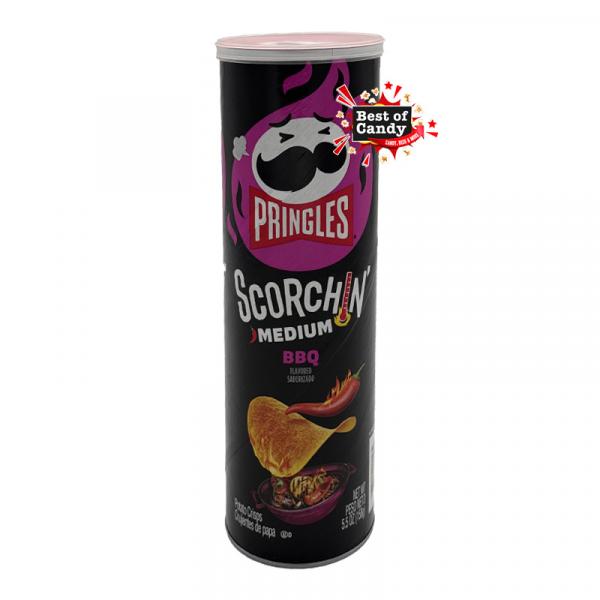 Pringles Scorchin Medium BBQ 158g