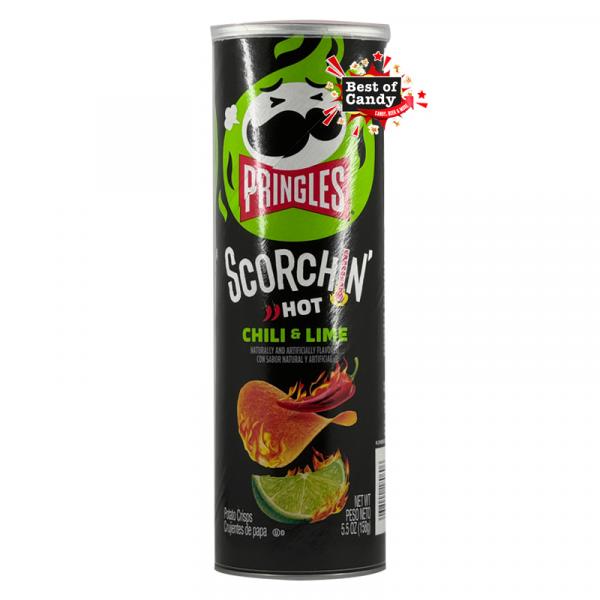 Pringles Scorchin Hot Chili & Lime 158g