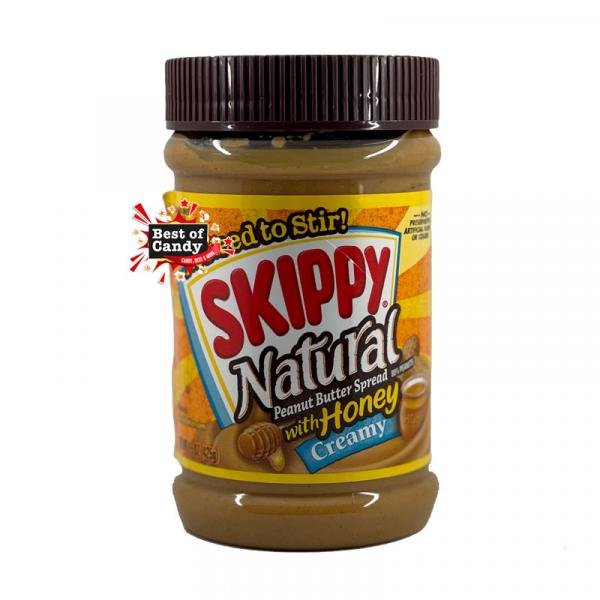 Skippy Natural Peanut Butter with Honey Creamy 425g