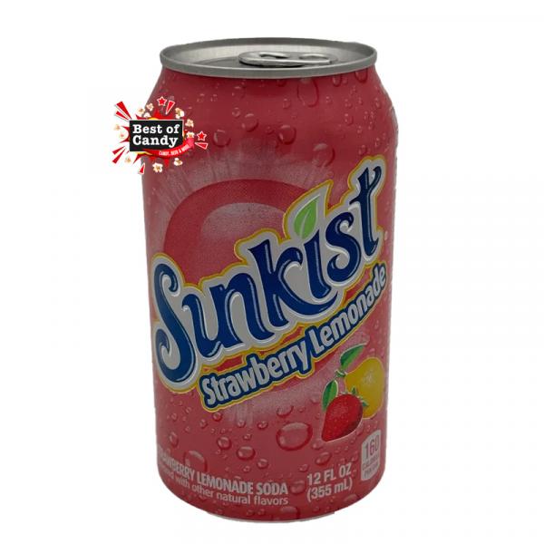 Sunkist Strawberry Lemonade 355ml