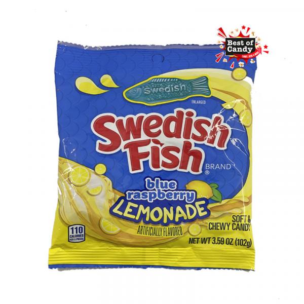 Swedish Fish Blue Raspberry Lemonade 102g