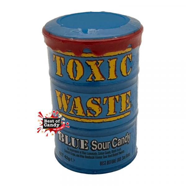Toxic Waste Blue Sour Candy Drum 42g