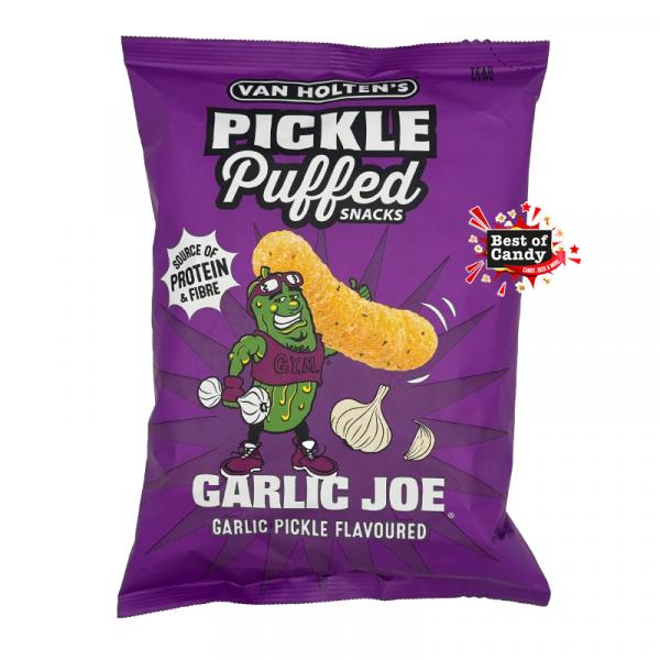 Van Holten´s Pickle Puffed Snacks Garlic Joe 90g