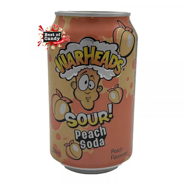 Warheads Sour Peach Soda 355ml
