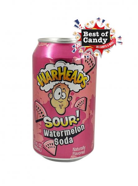 Warheads Sour Watermelon Soda 355ml